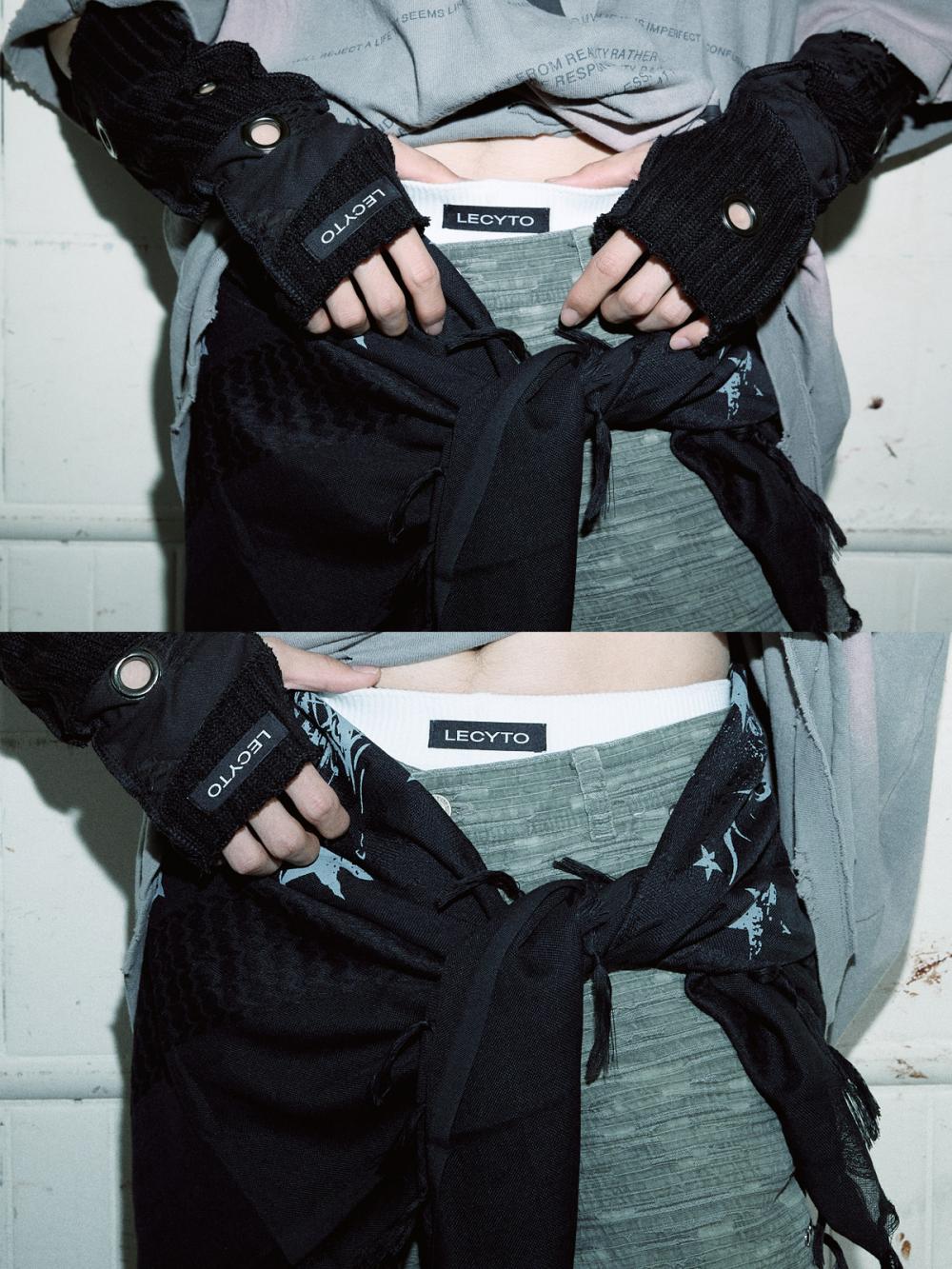 Vanta アイレットミックスハンドウォーマー_[ブラック] | LECYTO | HANA(ハナ) #10