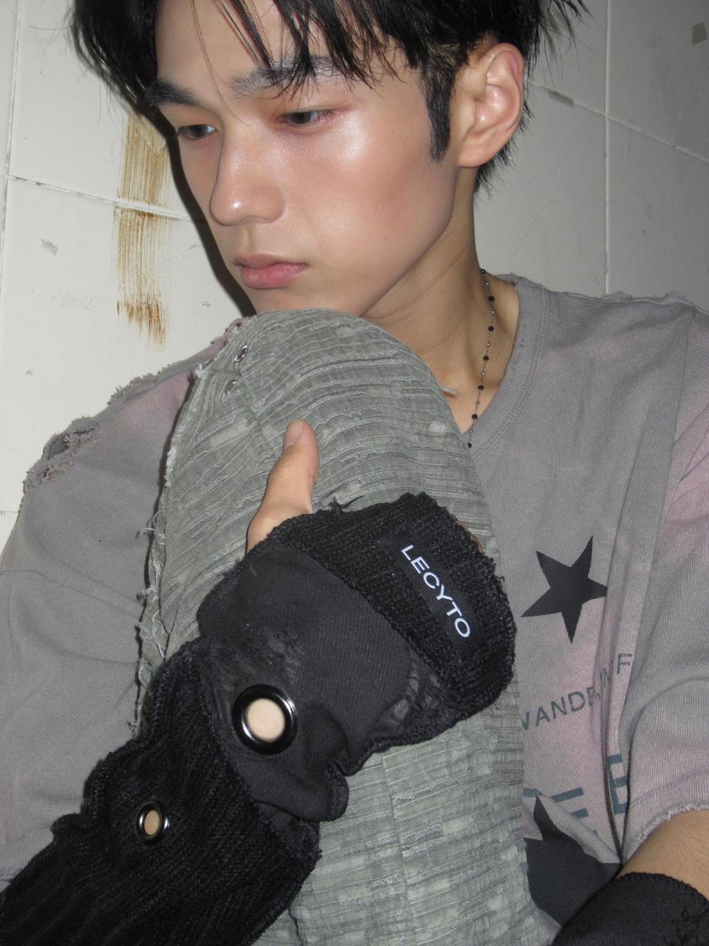 Vanta アイレットミックスハンドウォーマー_[ブラック] | LECYTO | HANA(ハナ) #13