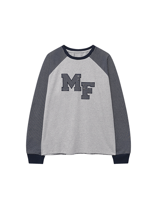 ロゴパッチワークTシャツ（グレー） | Margarin Fingers | HANA(ハナ) #9