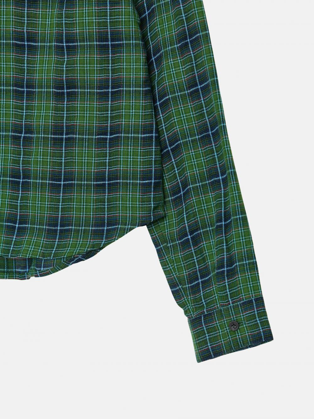 コットンタータンチェックシャツ（グリーン） | ENZO BLUES | HANA(ハナ) #17