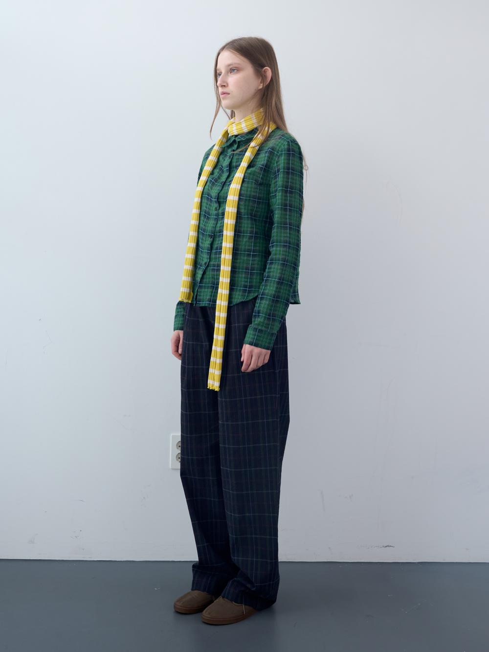 コットンタータンチェックシャツ（グリーン） | ENZO BLUES | HANA(ハナ) #10