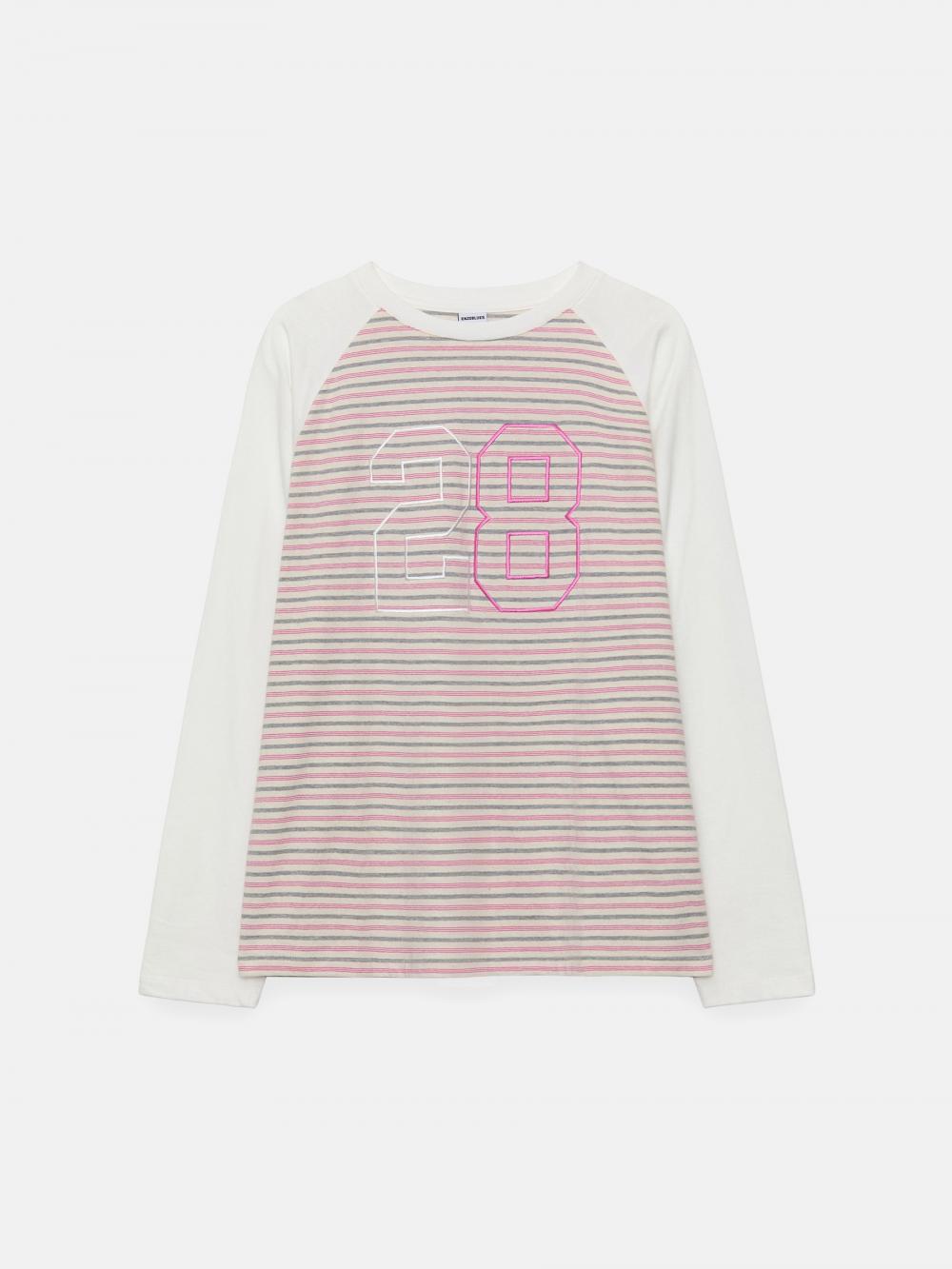 ミックスファブリック ボクシーLST（アイボリー） | ENZO BLUES | HANA(ハナ) #13