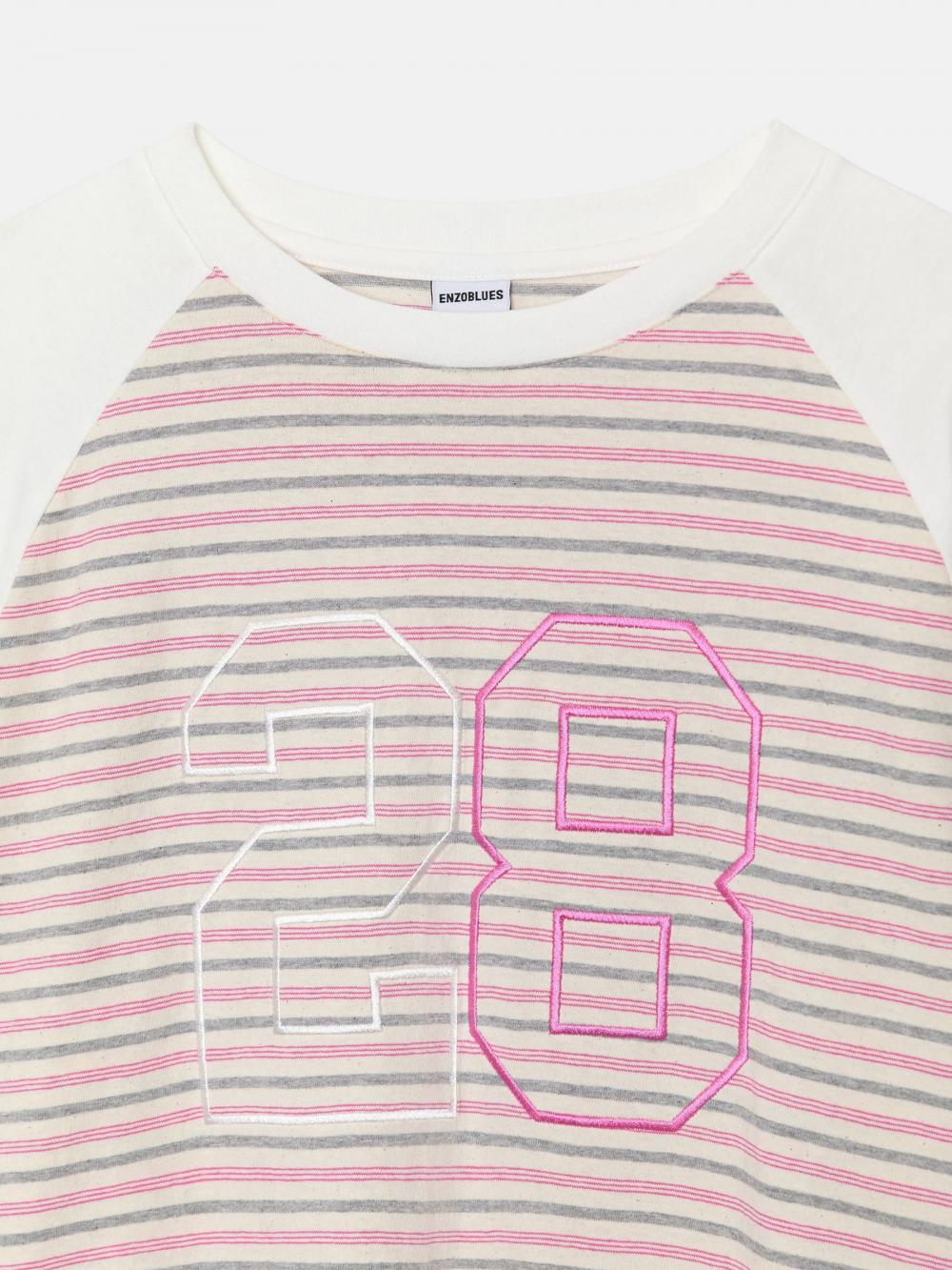 ミックスファブリック ボクシーLST（アイボリー） | ENZO BLUES | HANA(ハナ) #15