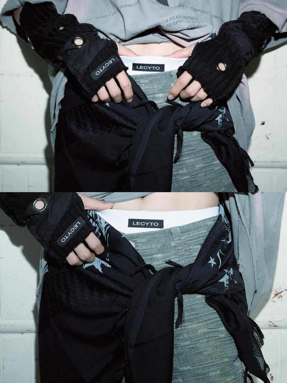 セレスティアルスターブランケットスカーフ_[ブラック] | LECYTO | HANA(ハナ) #3