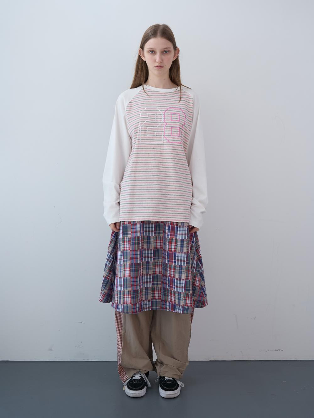 ミックスファブリック ボクシーLST（アイボリー） | ENZO BLUES | HANA(ハナ) #2