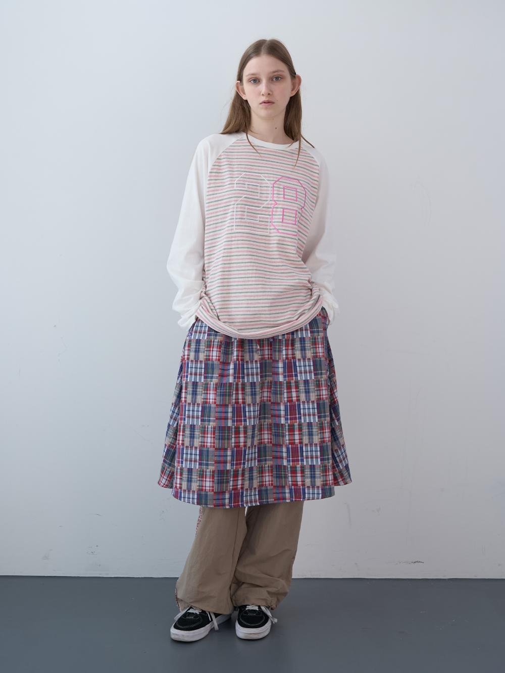 ミックスファブリック ボクシーLST（アイボリー） | ENZO BLUES | HANA(ハナ) #5