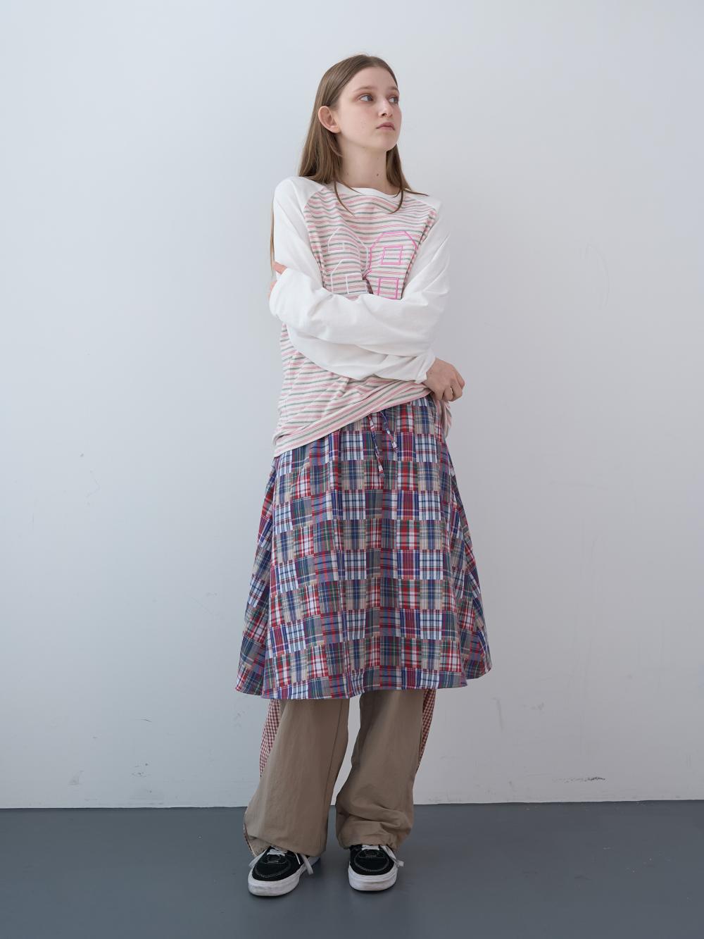 ミックスファブリック ボクシーLST（アイボリー） | ENZO BLUES | HANA(ハナ) #6