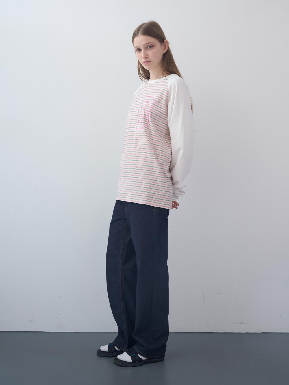 ミックスファブリック ボクシーLST（アイボリー） | ENZO BLUES | HANA(ハナ) #9