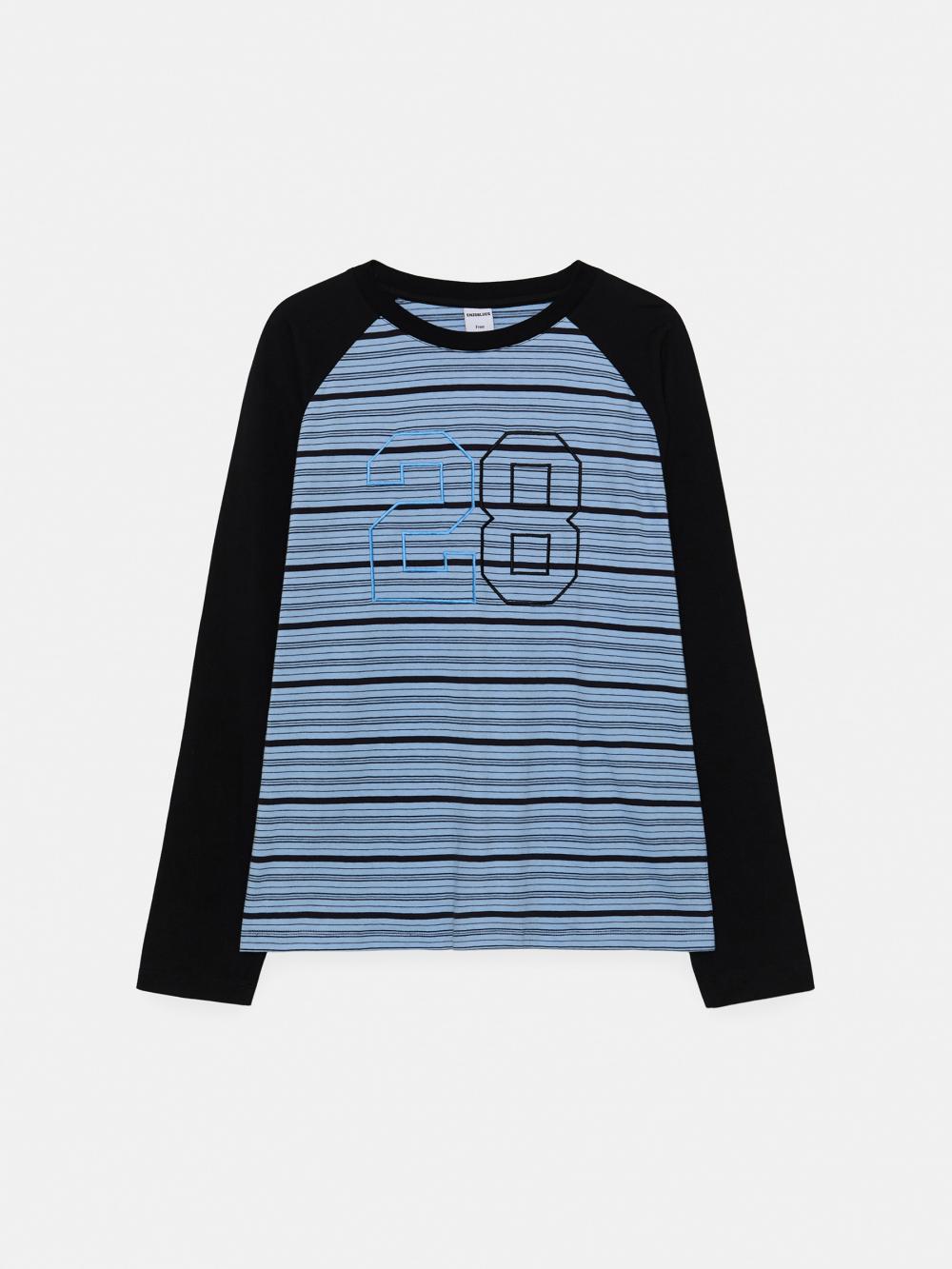 ミックスファブリック ボクシーLST（スカイ） | ENZO BLUES | HANA(ハナ) #12