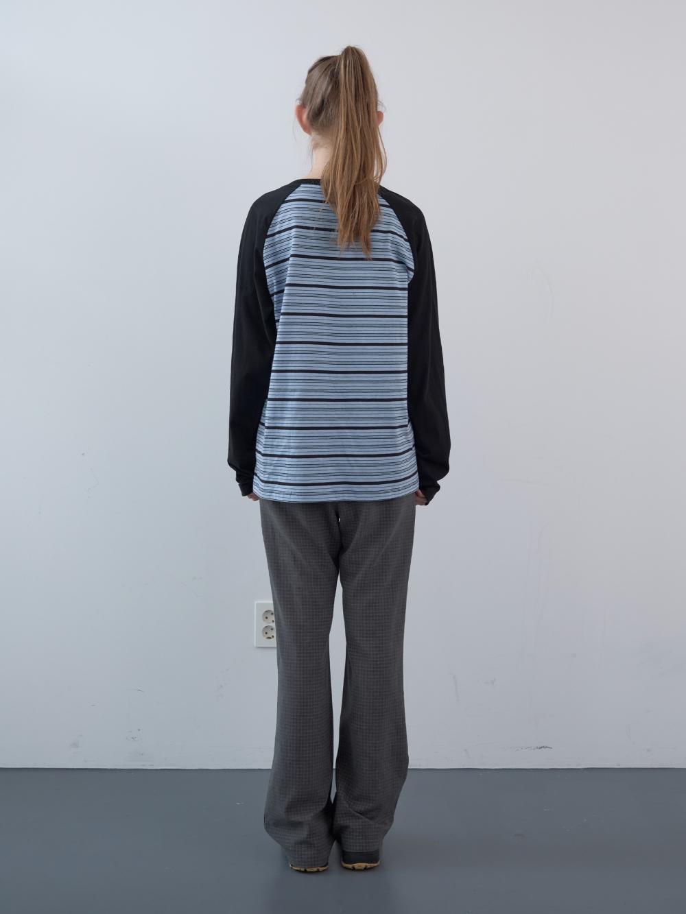 ミックスファブリック ボクシーLST（スカイ） | ENZO BLUES | HANA(ハナ) #5