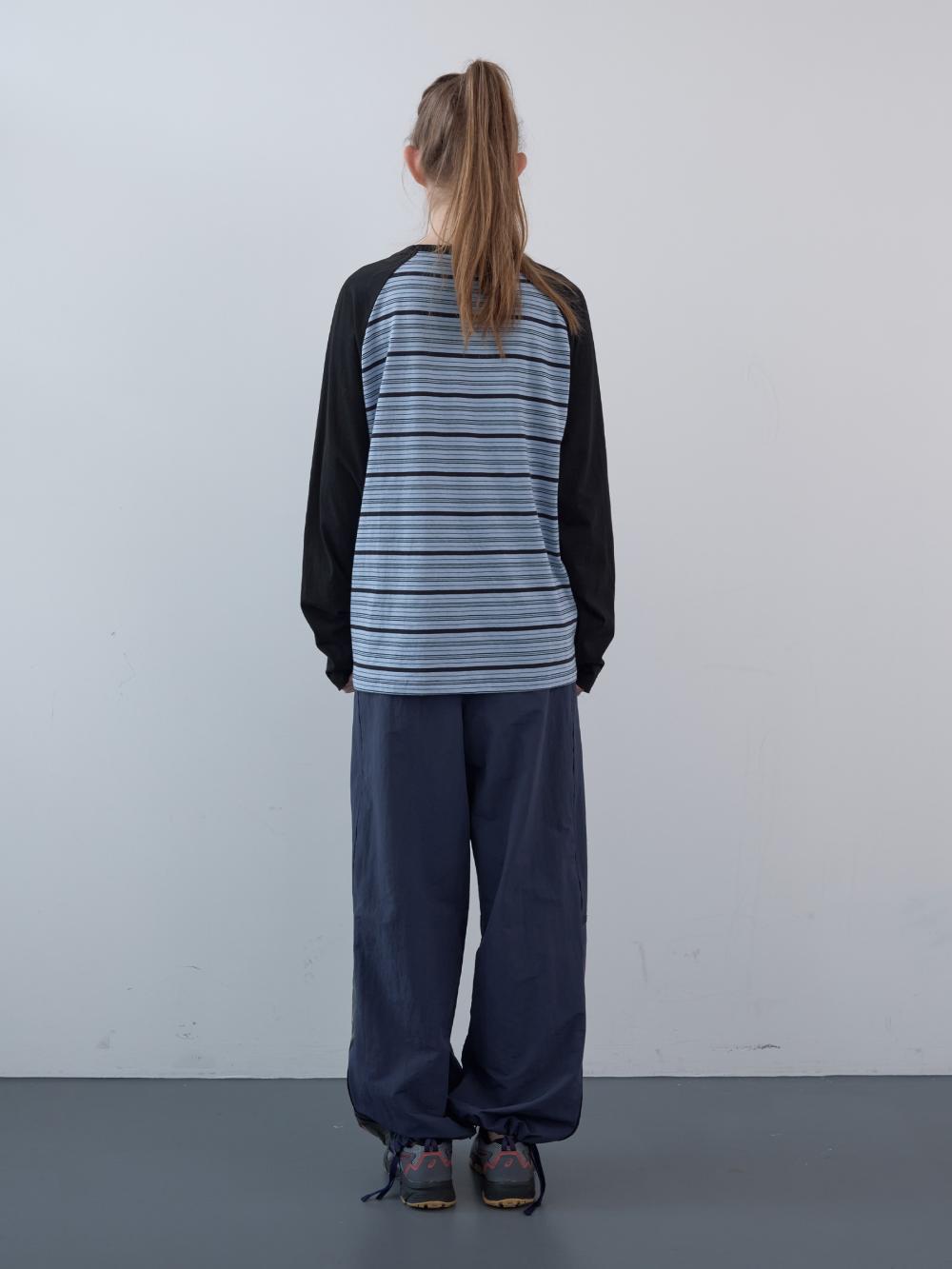 ミックスファブリック ボクシーLST（スカイ） | ENZO BLUES | HANA(ハナ) #9