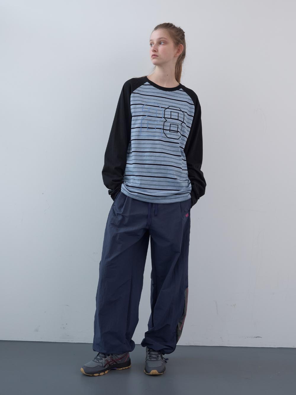 ミックスファブリック ボクシーLST（スカイ） | ENZO BLUES | HANA(ハナ) #10