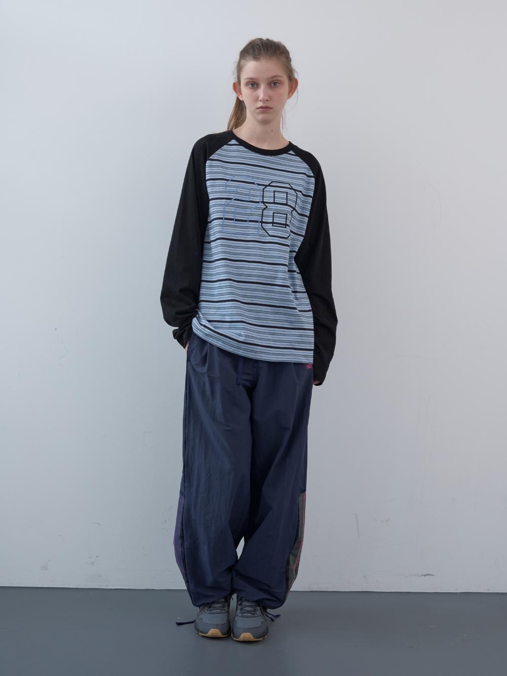 ミックスファブリック ボクシーLST（スカイ） | ENZO BLUES | HANA(ハナ) #11