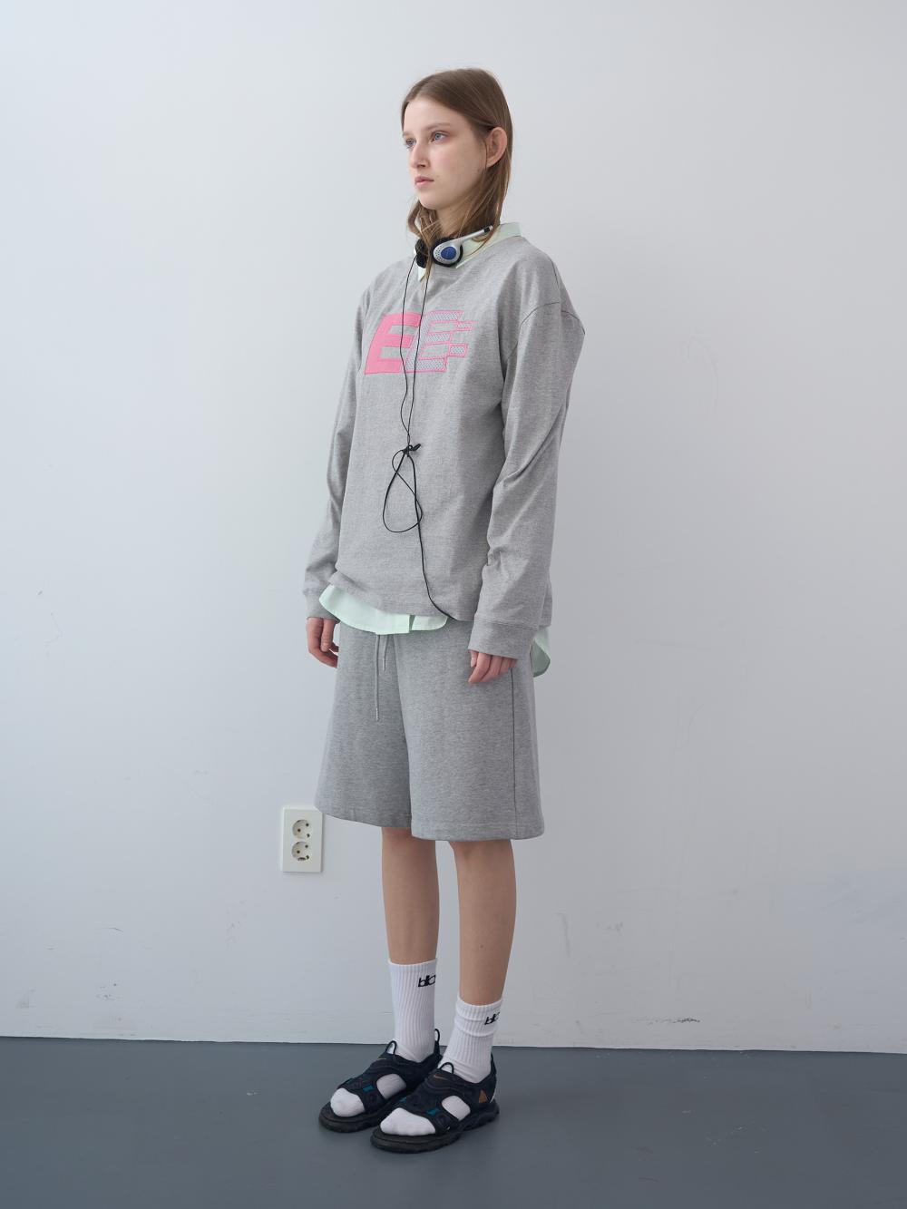 ピクセルロゴ ボクシーLST（グレー） | ENZO BLUES | HANA(ハナ) #3