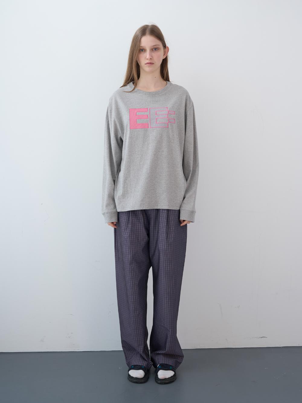 ピクセルロゴ ボクシーLST（グレー） | ENZO BLUES | HANA(ハナ) #6