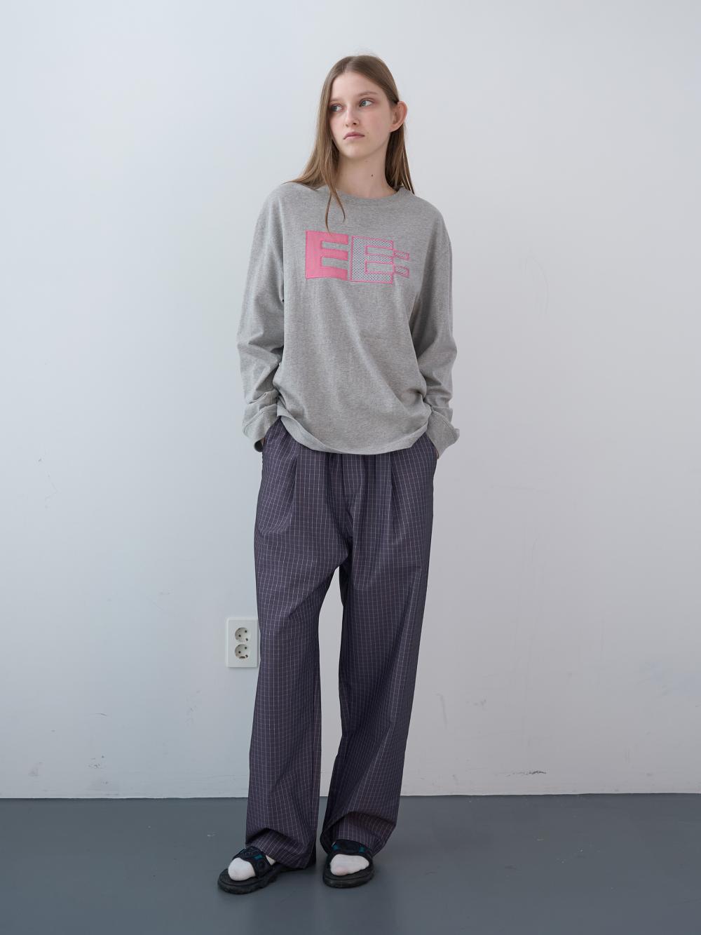 ピクセルロゴ ボクシーLST（グレー） | ENZO BLUES | HANA(ハナ) #10