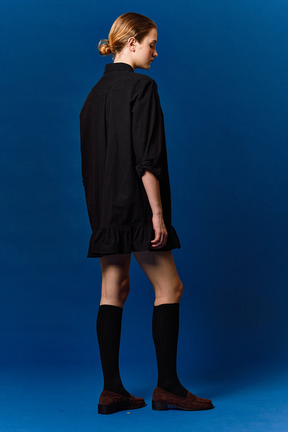 フリルミニシャツドレス（ブラック） | PHILOCALY | HANA(ハナ) #8