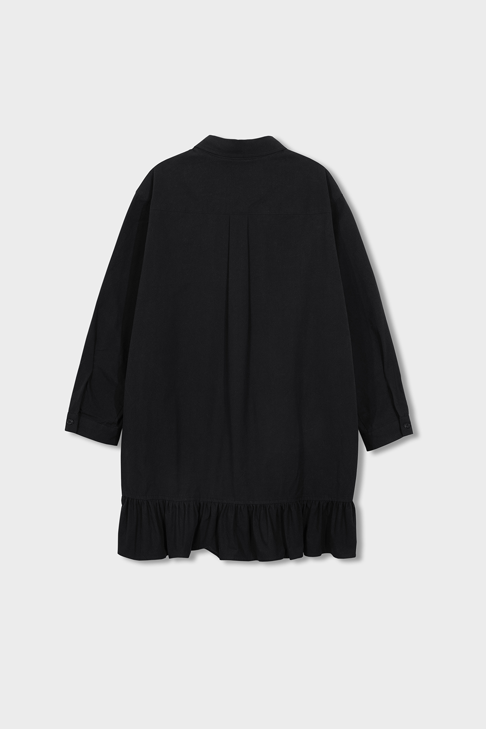フリルミニシャツドレス（ブラック） | PHILOCALY | HANA(ハナ) #3
