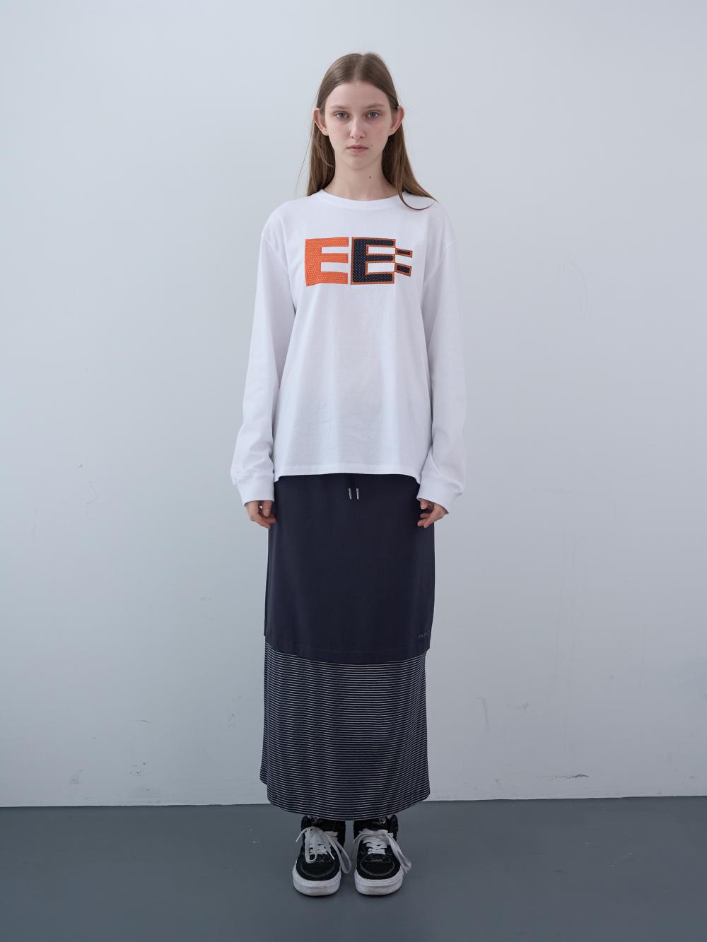 ピクセルロゴ ボクシーLST（ホワイト） | ENZO BLUES | HANA(ハナ) #4