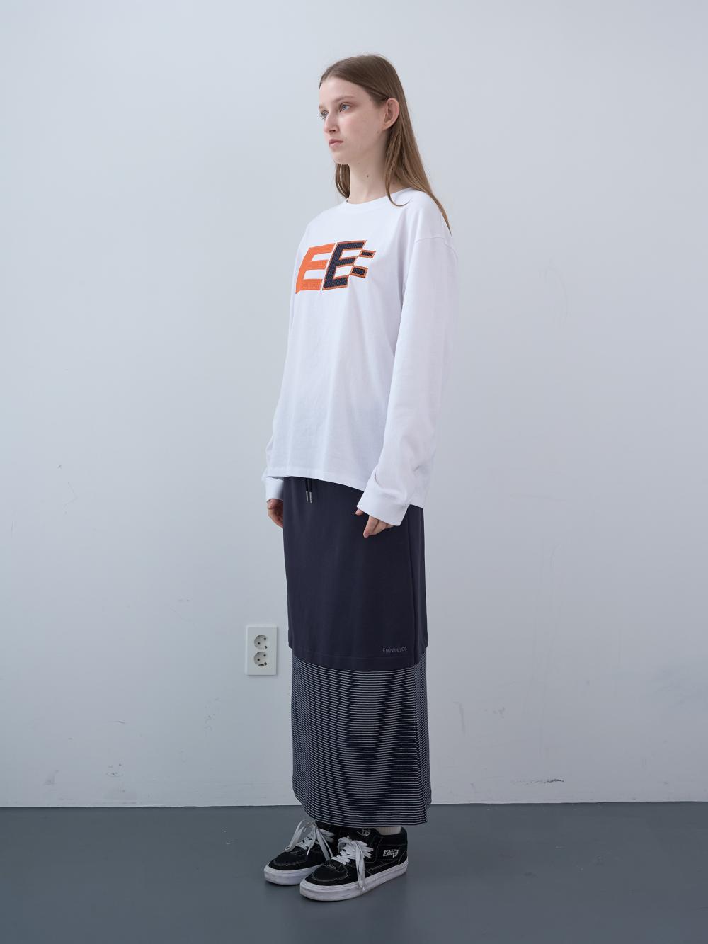 ピクセルロゴ ボクシーLST（ホワイト） | ENZO BLUES | HANA(ハナ) #5