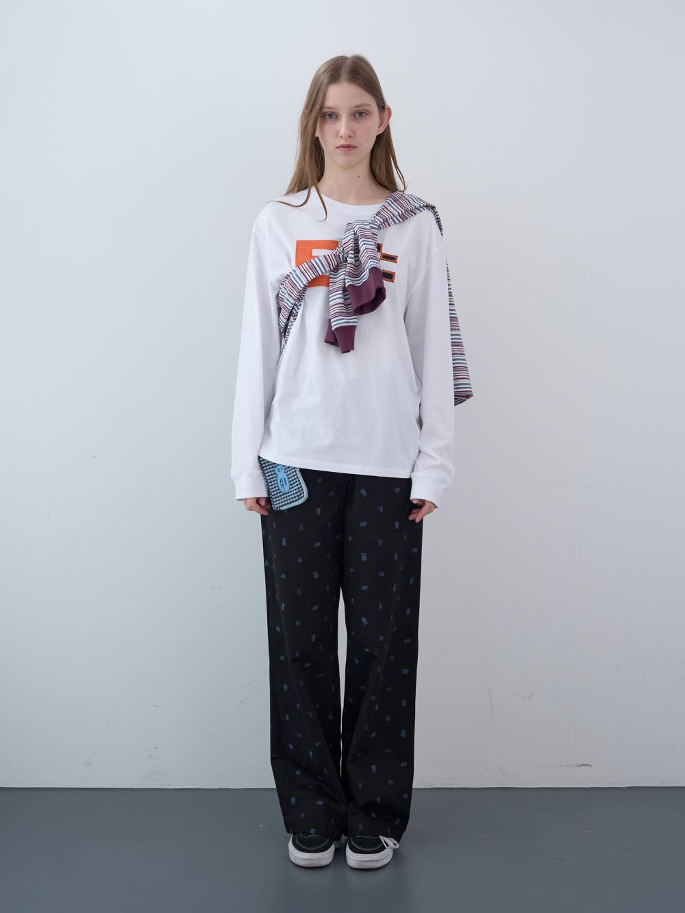 ピクセルロゴ ボクシーLST（ホワイト） | ENZO BLUES | HANA(ハナ) #8