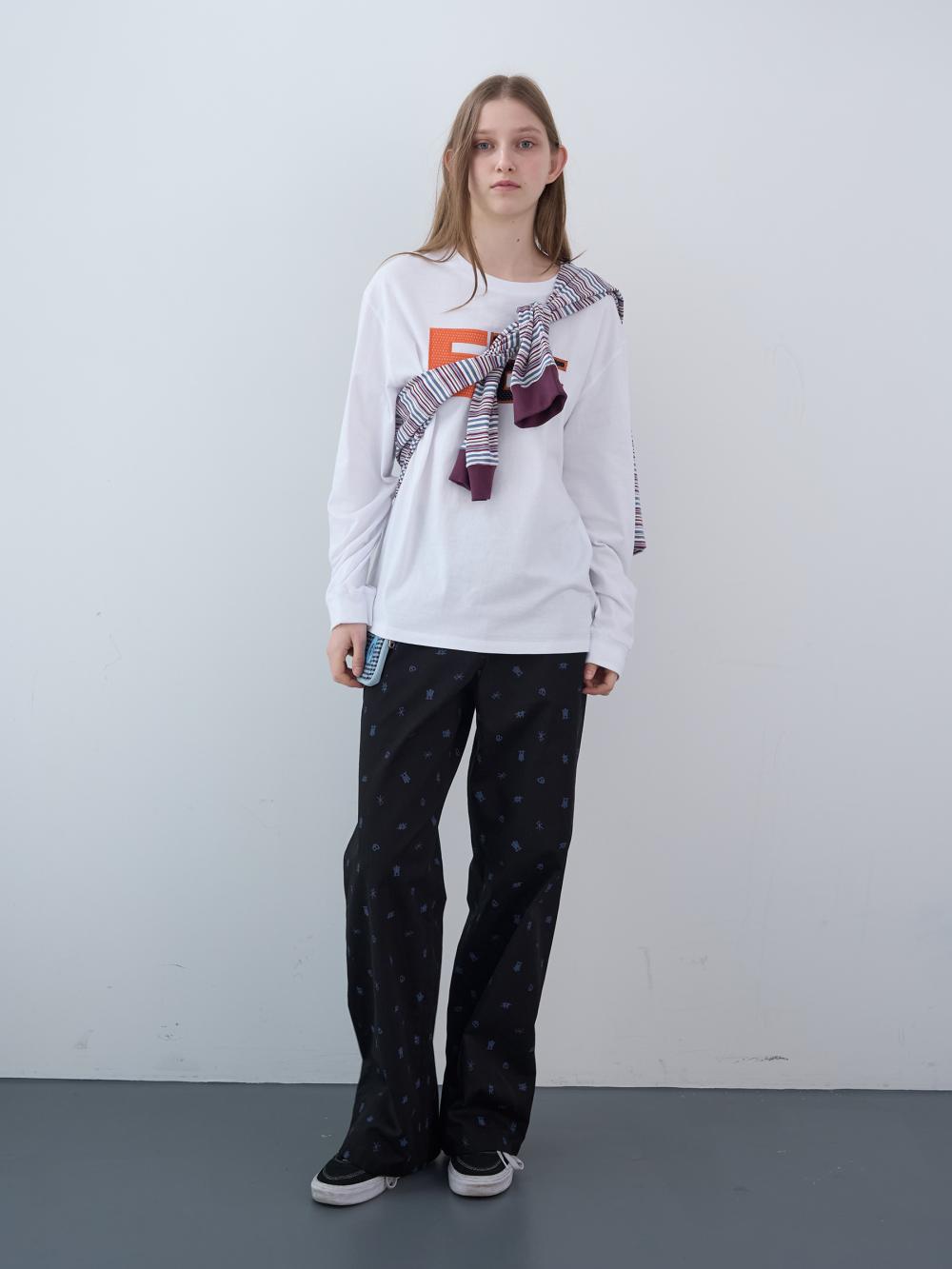 ピクセルロゴ ボクシーLST（ホワイト） | ENZO BLUES | HANA(ハナ) #12