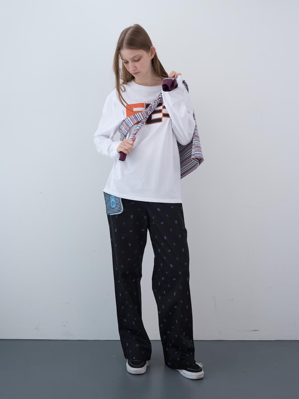 ピクセルロゴ ボクシーLST（ホワイト） | ENZO BLUES | HANA(ハナ) #11