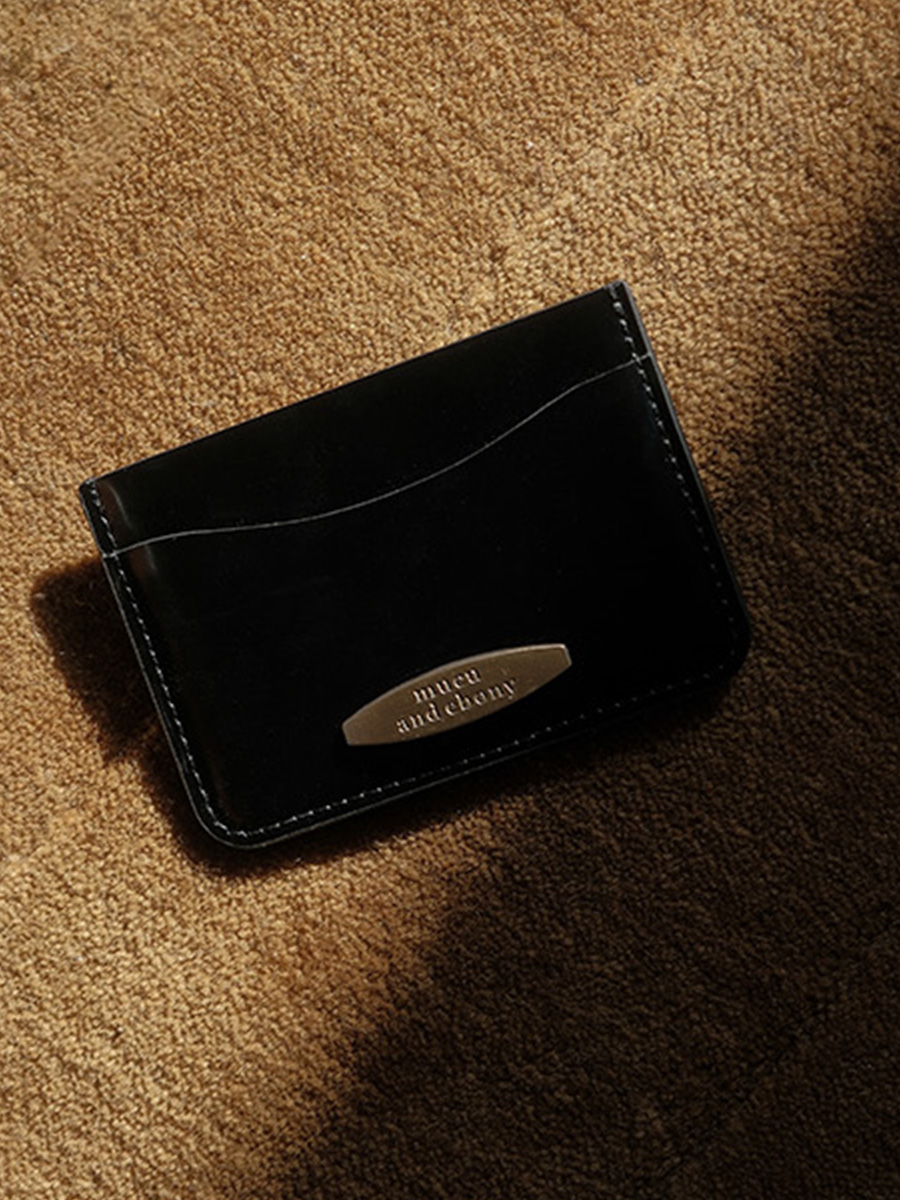 デザートカードウォレット _ ロングブラック | mucu and ebony | HANA(ハナ) #4