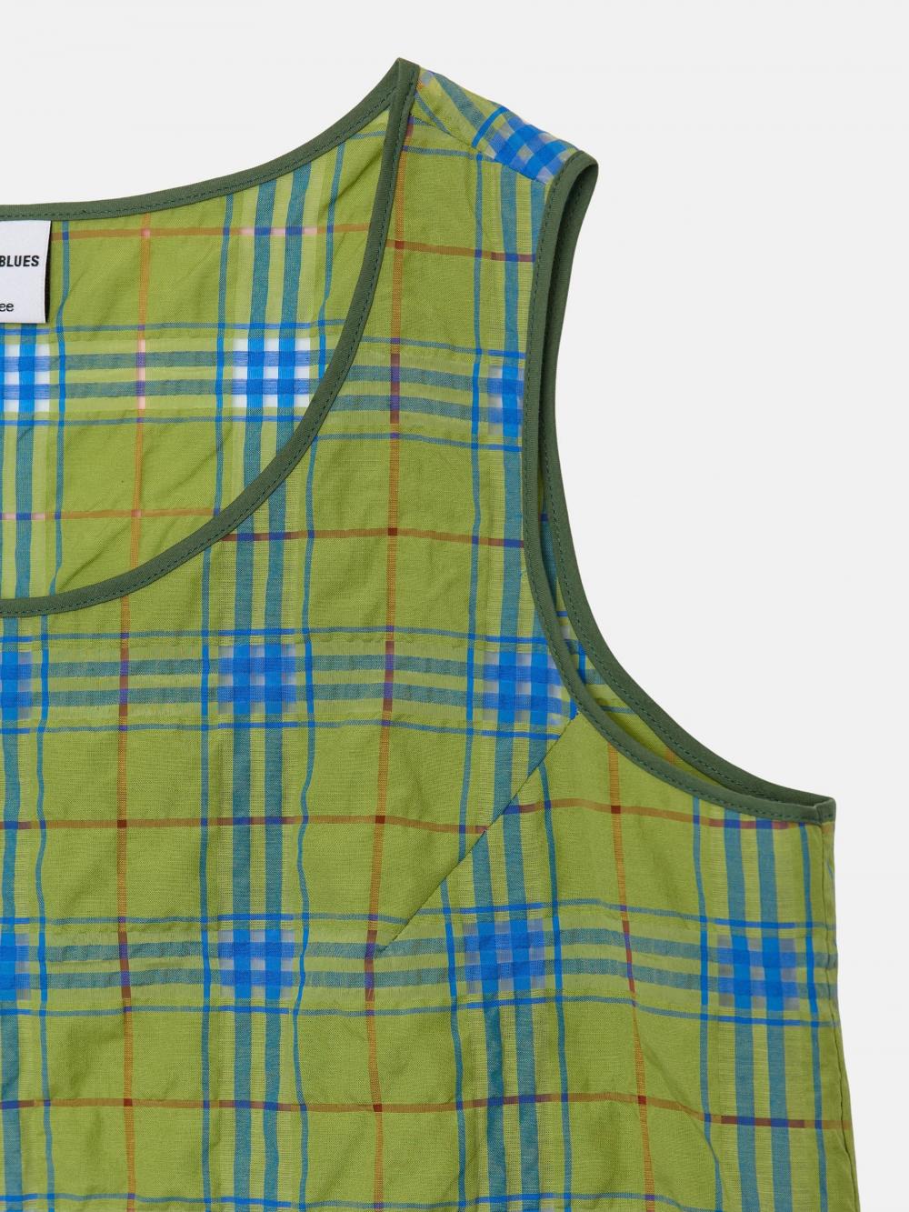 シャーリングポケットスリーブレストップ（グリーン） | ENZO BLUES | HANA(ハナ) #15