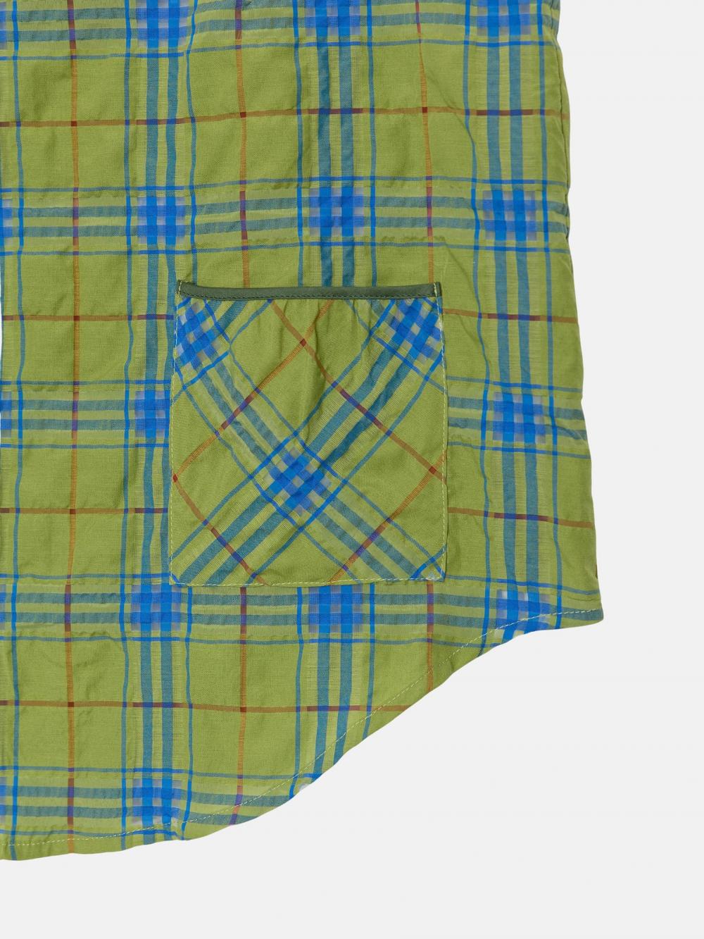 シャーリングポケットスリーブレストップ（グリーン） | ENZO BLUES | HANA(ハナ) #16