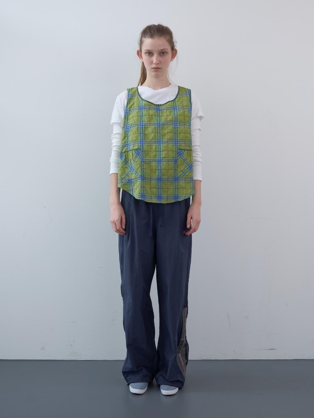 シャーリングポケットスリーブレストップ（グリーン） | ENZO BLUES | HANA(ハナ) #2