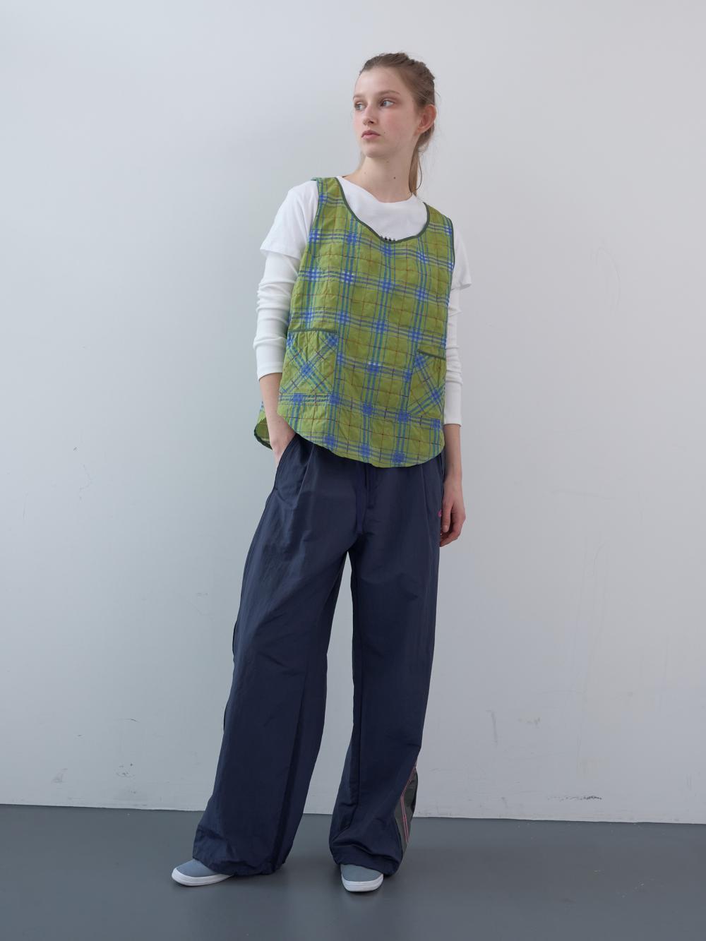 シャーリングポケットスリーブレストップ（グリーン） | ENZO BLUES | HANA(ハナ) #6