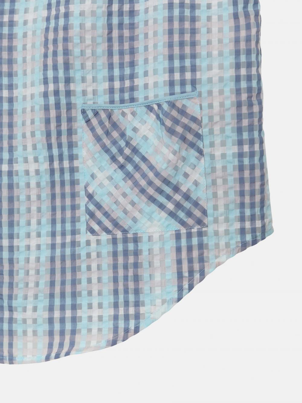 シャーリングポケットスリーブレストップ（スカイ） | ENZO BLUES | HANA(ハナ) #15