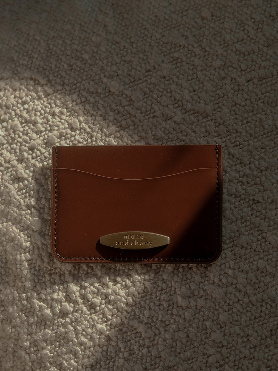 デザートカードウォレット _ チョコファジー | mucu and ebony | HANA(ハナ) #4