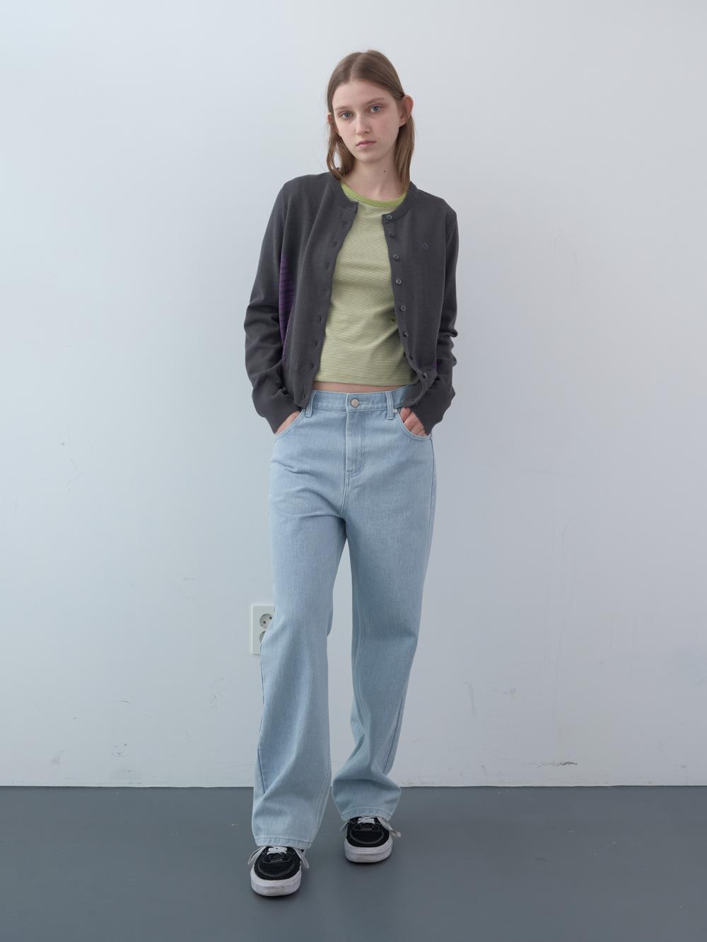 ストライプ七分袖シャツ（グリーン） | ENZO BLUES | HANA(ハナ) #8