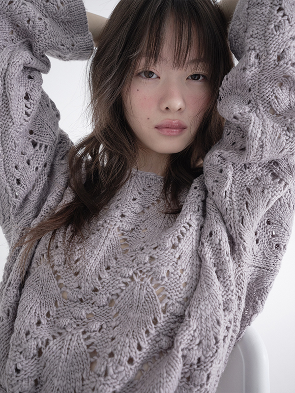 コサージュポワンテルプルオーバー (パープル) | Margarin Fingers | HANA(ハナ) #4