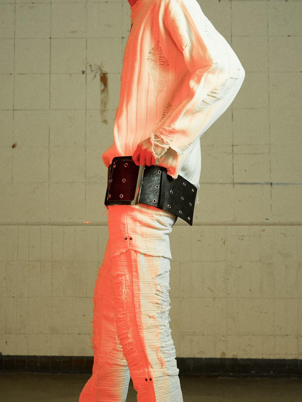 ドミニオン アイレット レザーベルト_[ブラック] | LECYTO | HANA(ハナ) #6