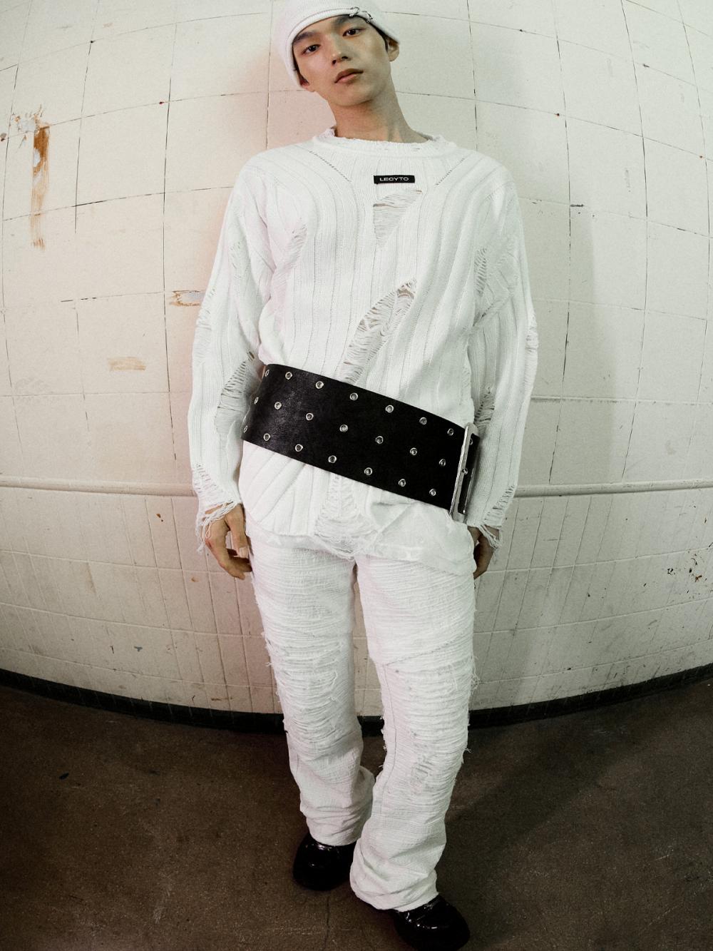 ドミニオン アイレット レザーベルト_[ブラック] | LECYTO | HANA(ハナ) #8