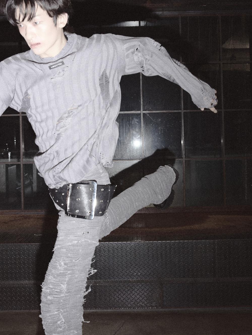 ドミニオン アイレット レザーベルト_[ブラック] | LECYTO | HANA(ハナ) #9