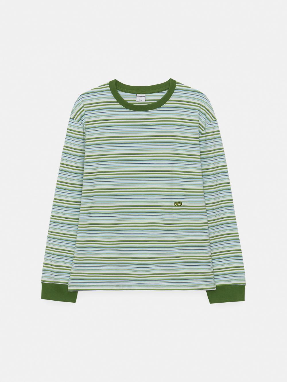 ストライプ ボクシーLST（グリーンストライプ） | ENZO BLUES | HANA(ハナ) #12