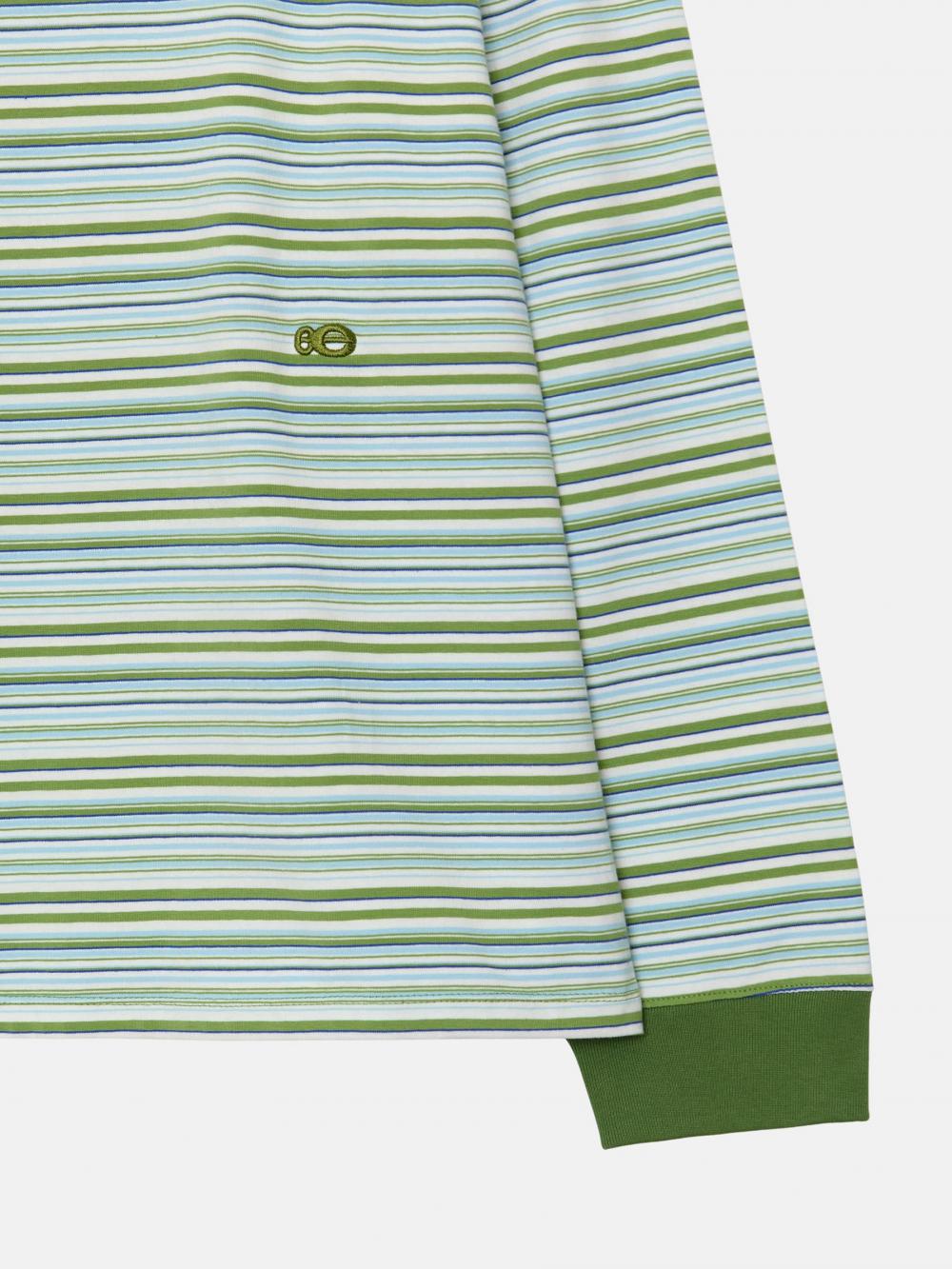 ストライプ ボクシーLST（グリーンストライプ） | ENZO BLUES | HANA(ハナ) #15