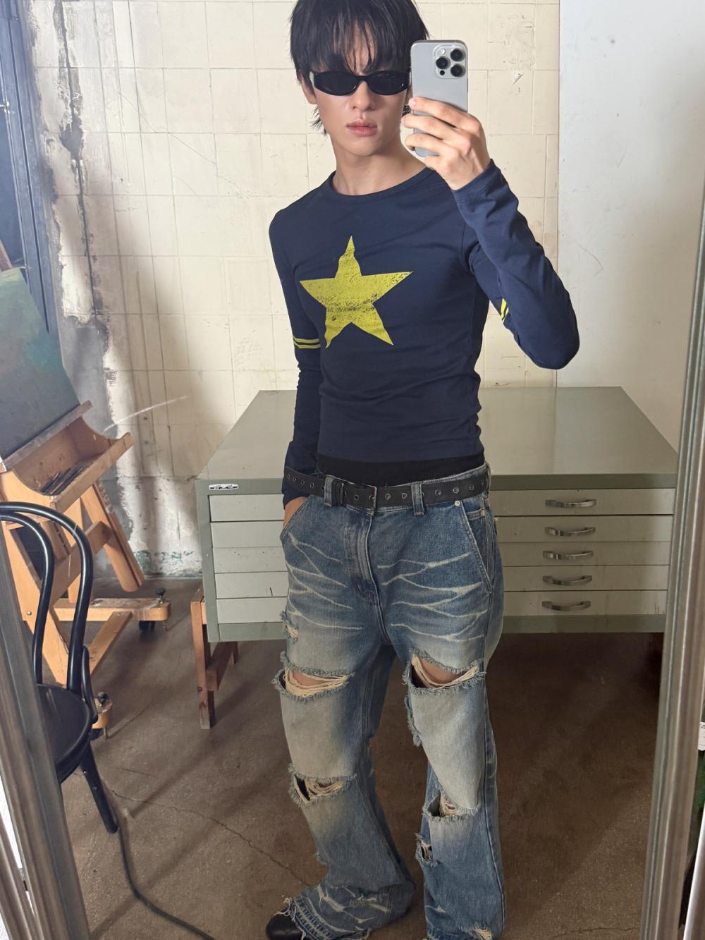 オニキス アイアンストラップ レザーベルト_[ブラック] | LECYTO | HANA(ハナ) #12