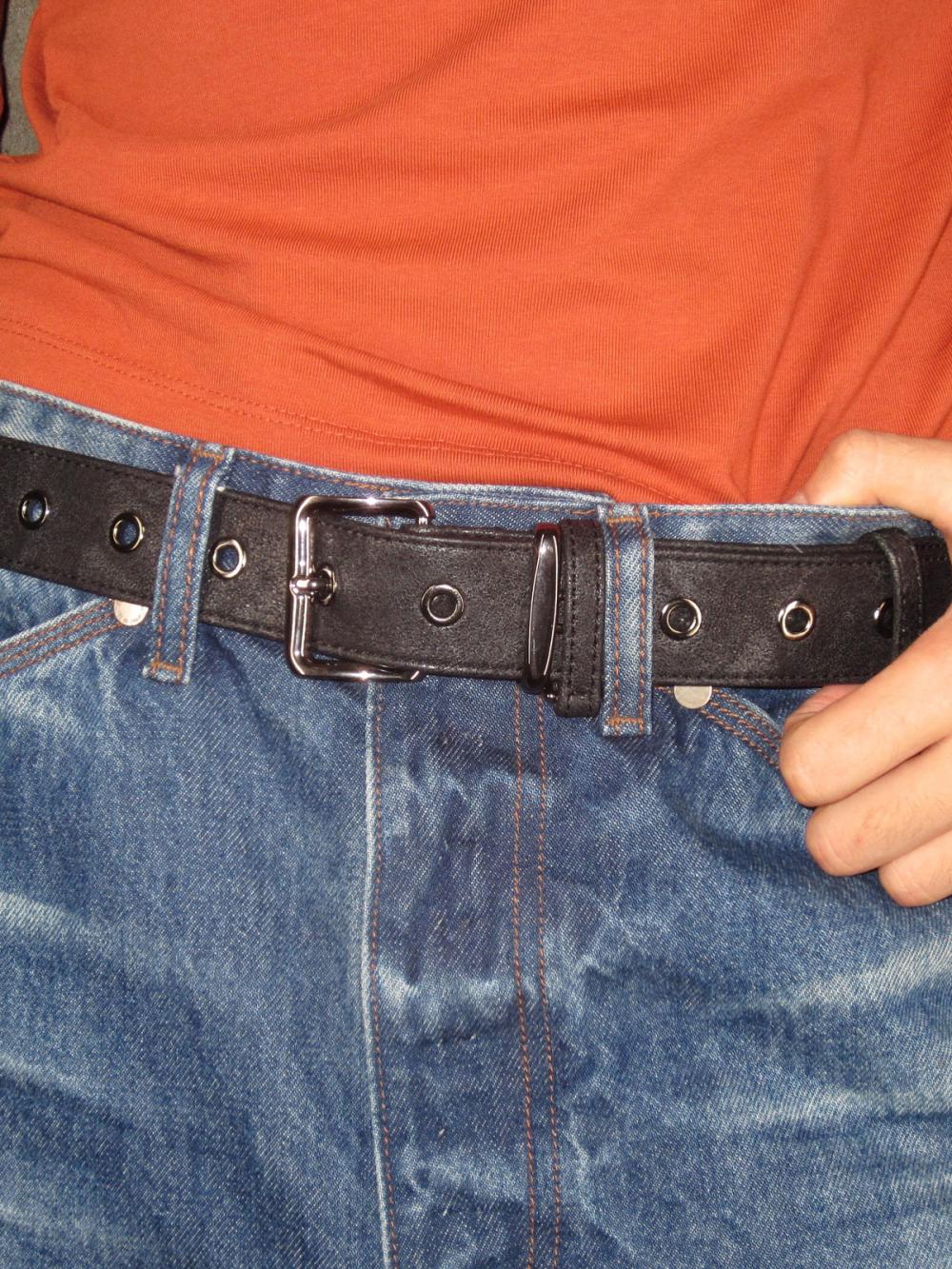 オニキス アイアンストラップ レザーベルト_[ブラック] | LECYTO | HANA(ハナ) #10