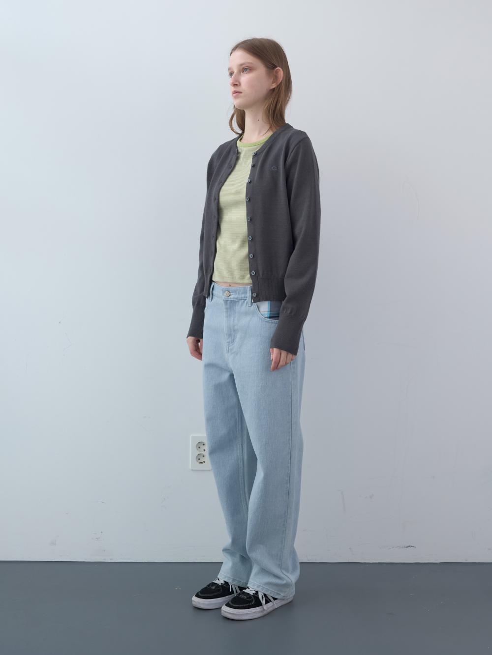 ストライプパネルカーディガン（チャコール） | ENZO BLUES | HANA(ハナ) #8