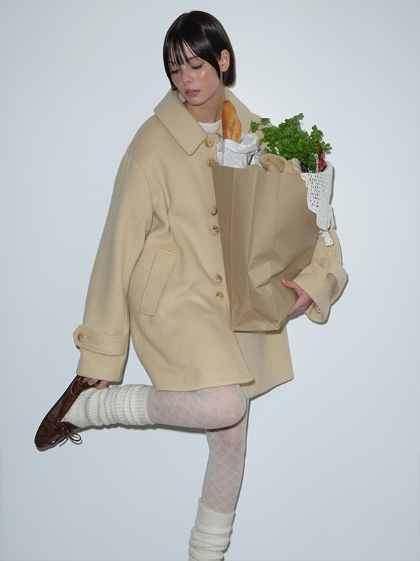 ブークレハーフコート（バター） | Margarin Fingers | HANA(ハナ) #3