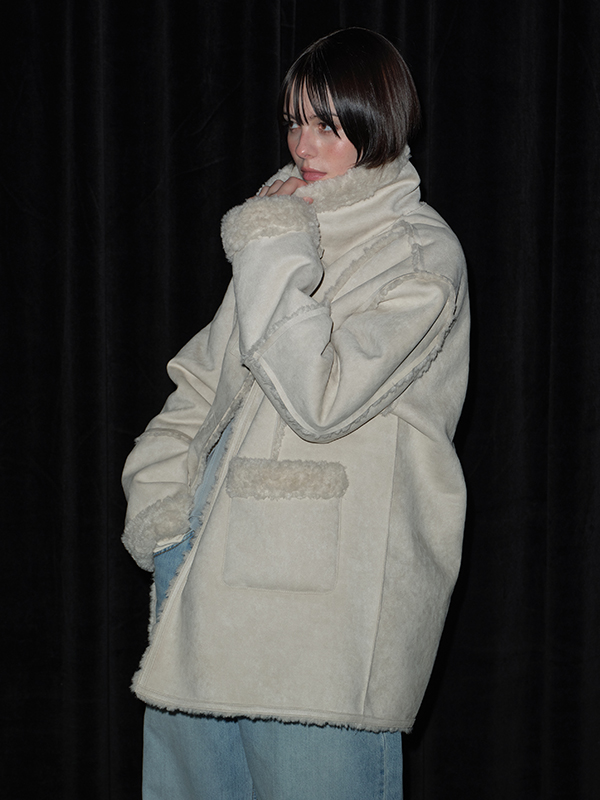 バックルスエードムスタン（ライトグレー） | Margarin Fingers | HANA(ハナ) #4