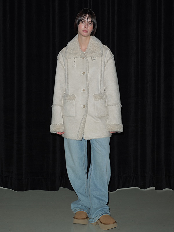 バックルスエードムスタン（ライトグレー） | Margarin Fingers | HANA(ハナ) #5