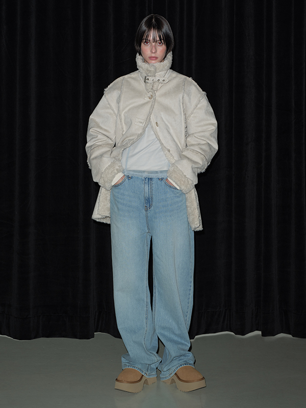 バックルスエードムスタン（ライトグレー） | Margarin Fingers | HANA(ハナ) #6