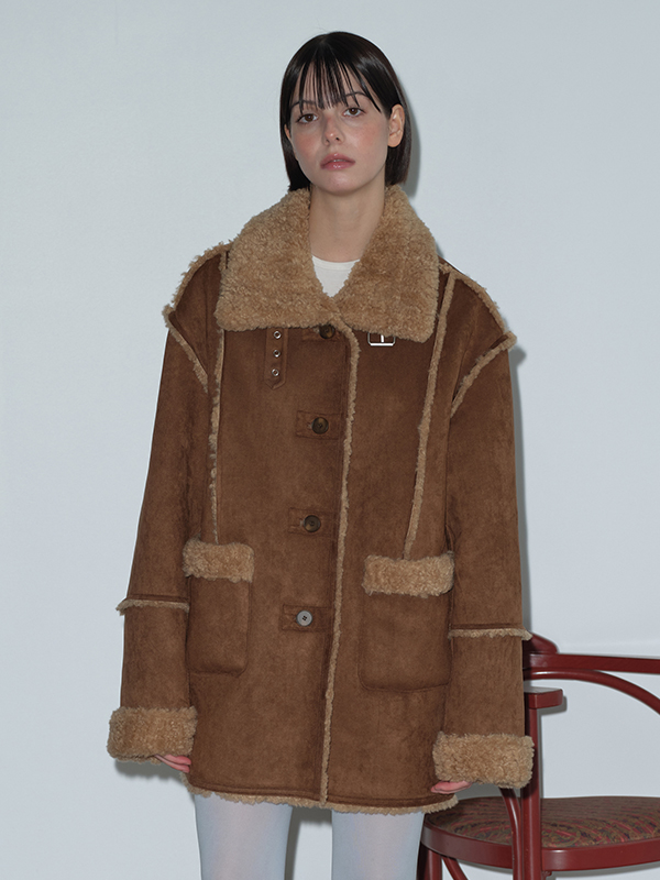 バックルスエードムスタン（ブラウン） | Margarin Fingers | HANA(ハナ) #6