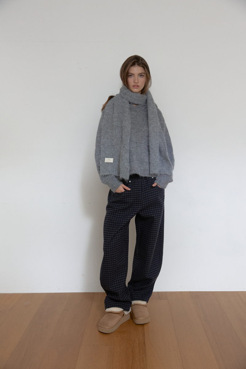 ソフトカーブパンツ (チェック) | ASURA | HANA(ハナ) #13